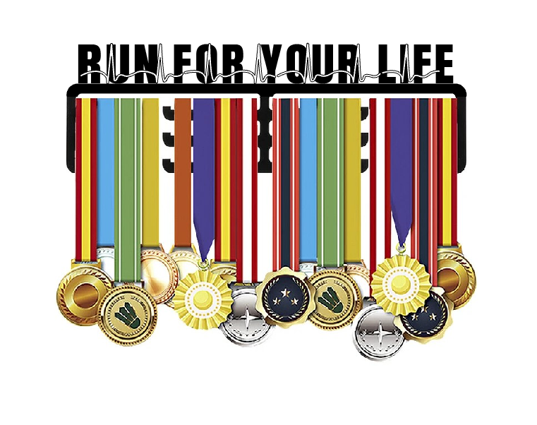 Medal Hanger - RUN FOR YOUR LIFE [Metal]