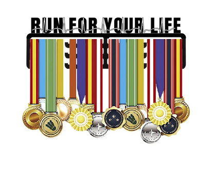 Medal Hanger - RUN FOR YOUR LIFE [Metal]