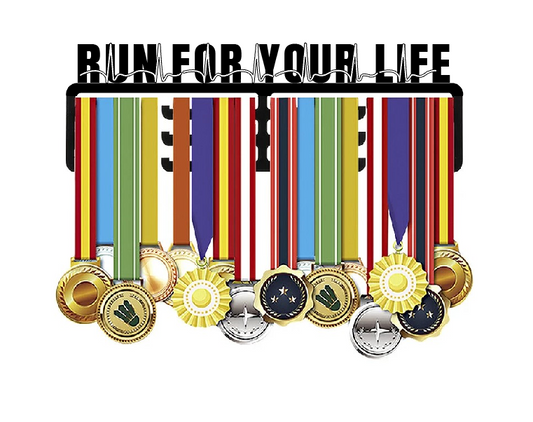 Medal Hanger - RUN FOR YOUR LIFE [Metal]