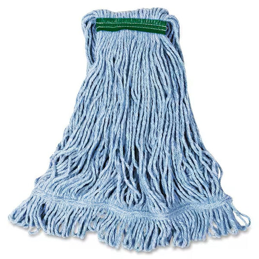 RUBBERMAID Super Stitch Blend Mop 1" HEADBAND [Blue] - MEDIUM
