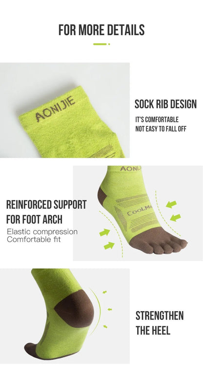 AONIJIE E4838 Sports Five Finger Socks [3 pairs]