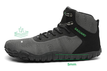 Saguaro Vitality V Barefoot Minimalist Hiking Shoes - BLACK