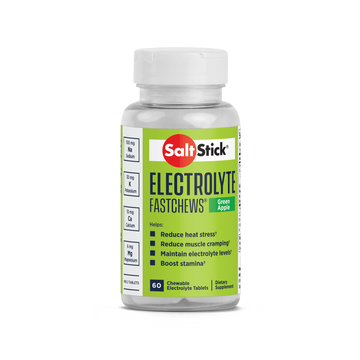 SaltStick Electrolyte FastChews [Green Apple] - Bottle 60CT