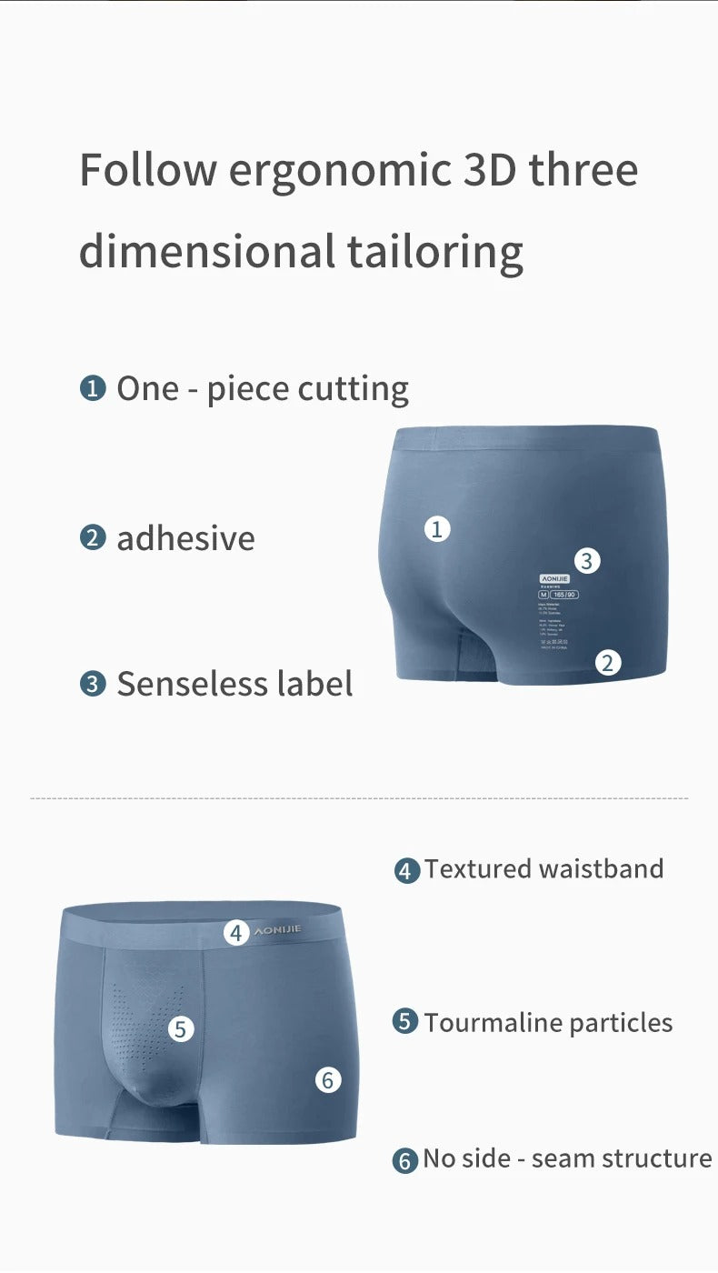 AONIJIE E7009 Male Sports Underpants [3 PCS]