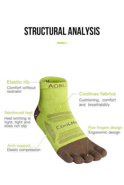 AONIJIE E4838 Sports Five Finger Socks [3 pairs]
