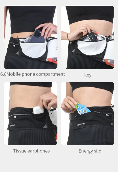 Aonijie W8119 Hydration Sports Running Belt - BLUE