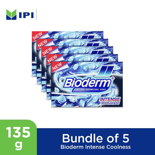 BIODERM Intense Coolness Soap 135g Box [Bundle of 5]