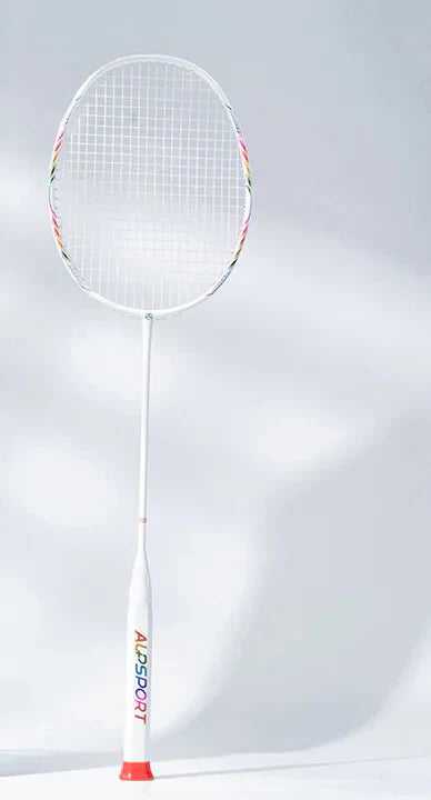 ALPSPORT ALP BBQ2.0 8U Badminton Racket 24-30Lbs [Super Light Titanium Alloy 100% Full Carbon Fiber] - 1PC