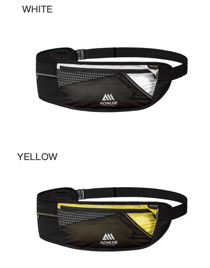 AONIJIE W8117 Sports Waist Bag [Large Capacity] - WHITE