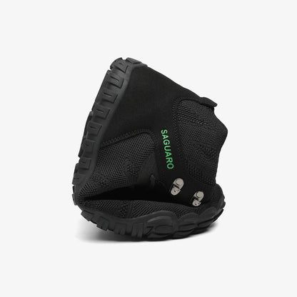 Saguaro Vitality V Barefoot Minimalist Hiking Shoes - BLACK