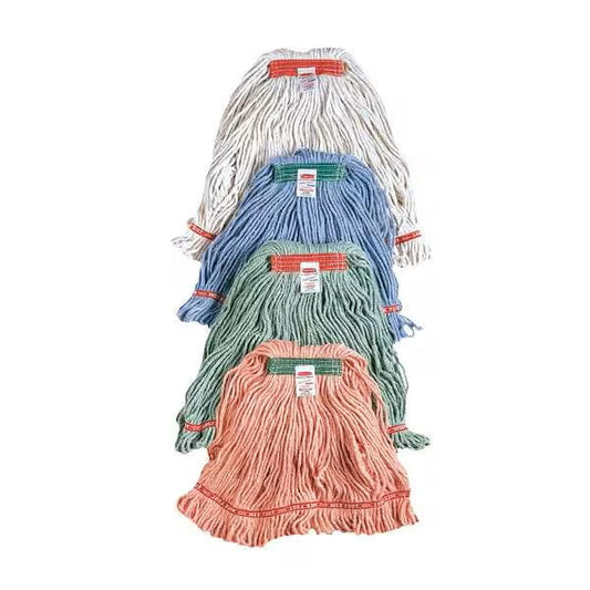 RUBBERMAID Super Stitch Blend Mop 1" HEADBAND [Blue] - MEDIUM