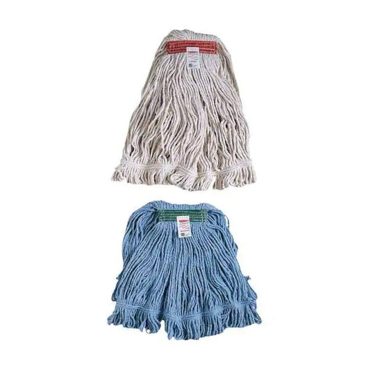 RUBBERMAID Super Stitch Blend Mop 1" HEADBAND [Green] - LARGE