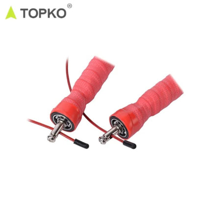 TOPKO Adjustable High-Speed Jump Rope [Wire]