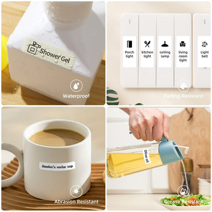 NIIMBOT [ D11/D110/D101/H1S ] Printable Thermal Label Sticker Paper - White 12-15mm