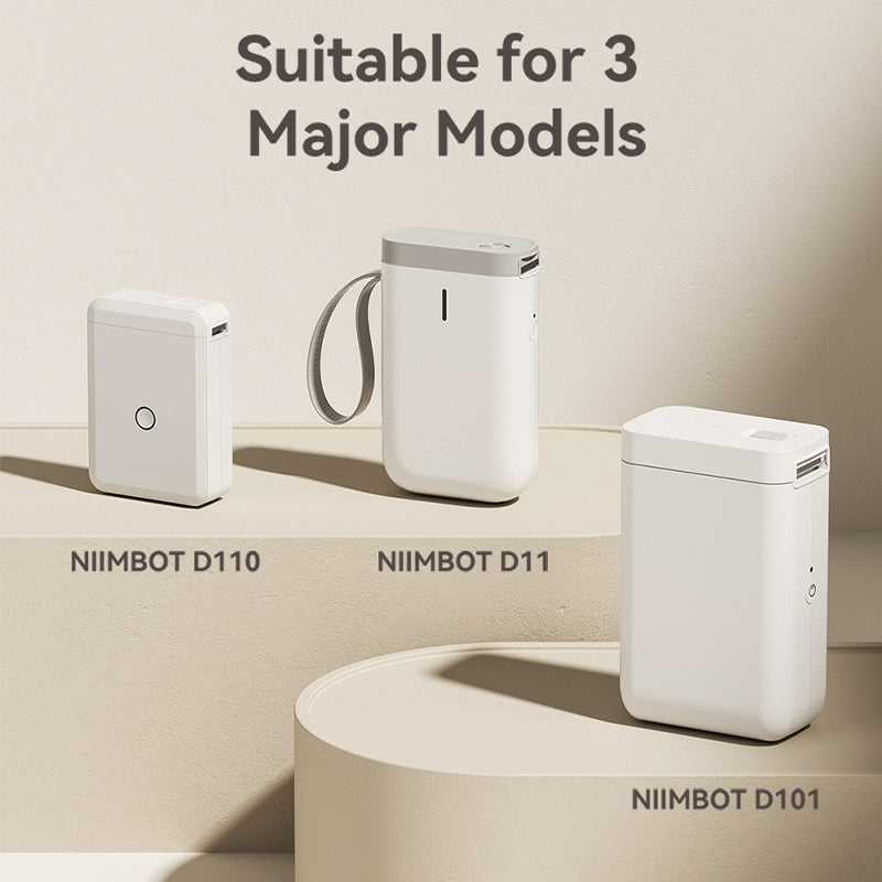 NIIMBOT [ D11/D110/D101/H1S ] Printable Thermal Label Sticker Paper - White 12-15mm