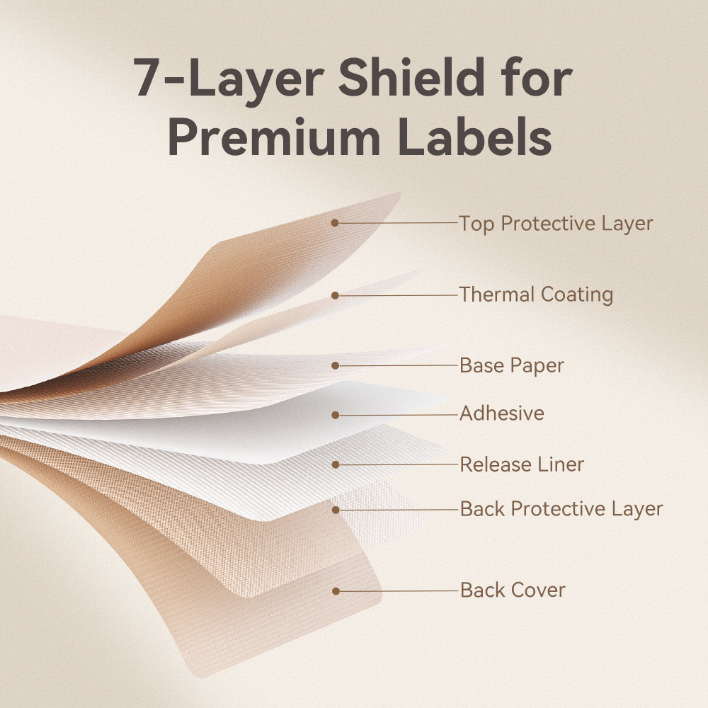NIIMBOT [ D11/D110/D101/H1S ] Printable Thermal Label Sticker Paper - White 12-15mm