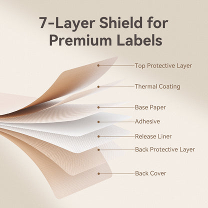 NIIMBOT [ D11/D110/D101/H1S ] Printable Thermal Label Sticker Paper - White 12-15mm