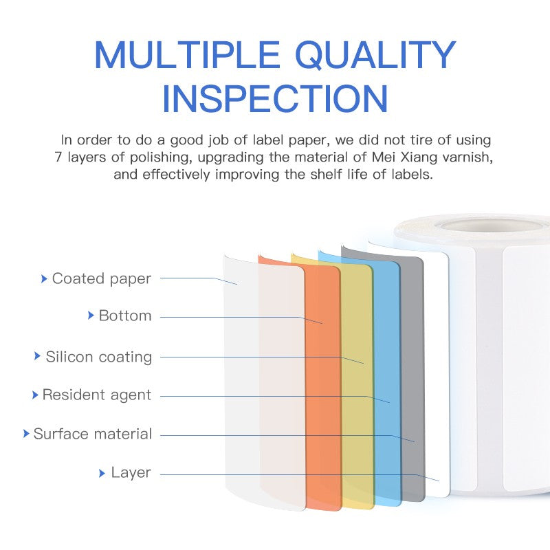 NIIMBOT [ B21/B1/B3S ] Printable Thermal Label Sticker Paper - White 20-50mm
