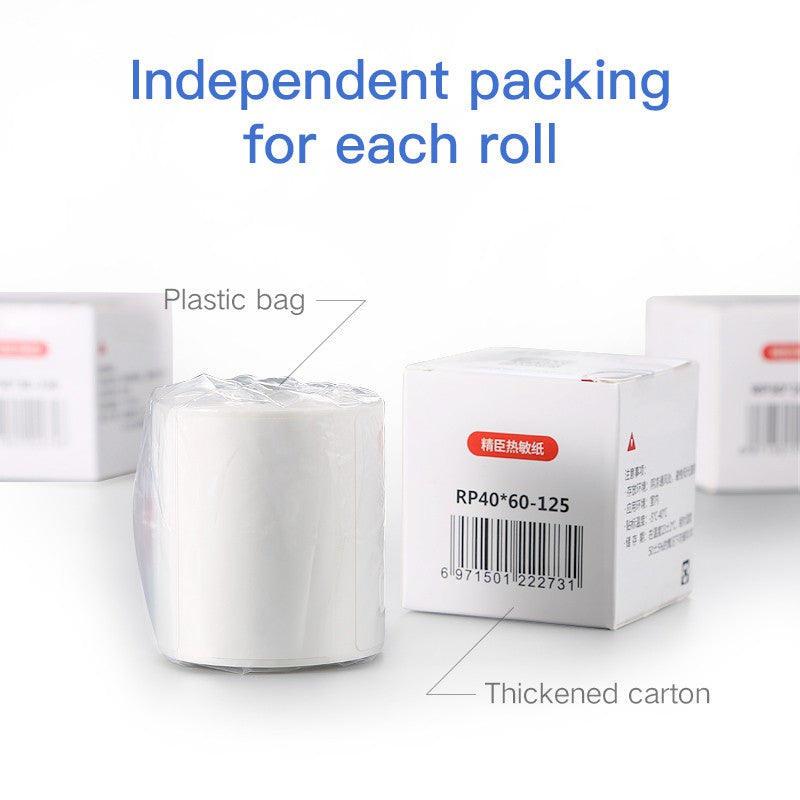 NIIMBOT [ B21/B1/B3S ] Printable Thermal Label Sticker Paper - White 20-50mm