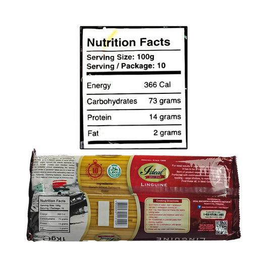 1 CASE - IDEAL GOURMET PASTA Linguine 1KG (15 pcs)
