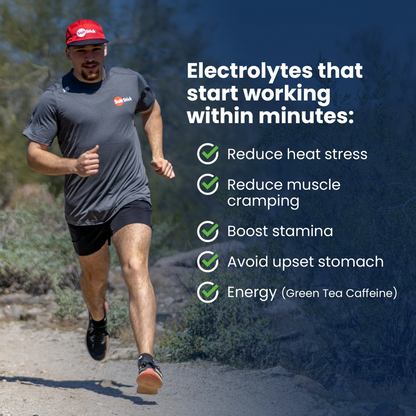 SaltStick Electrolyte FastChews [Tropical Twist + Caffeine] - Packet of 10Tablets