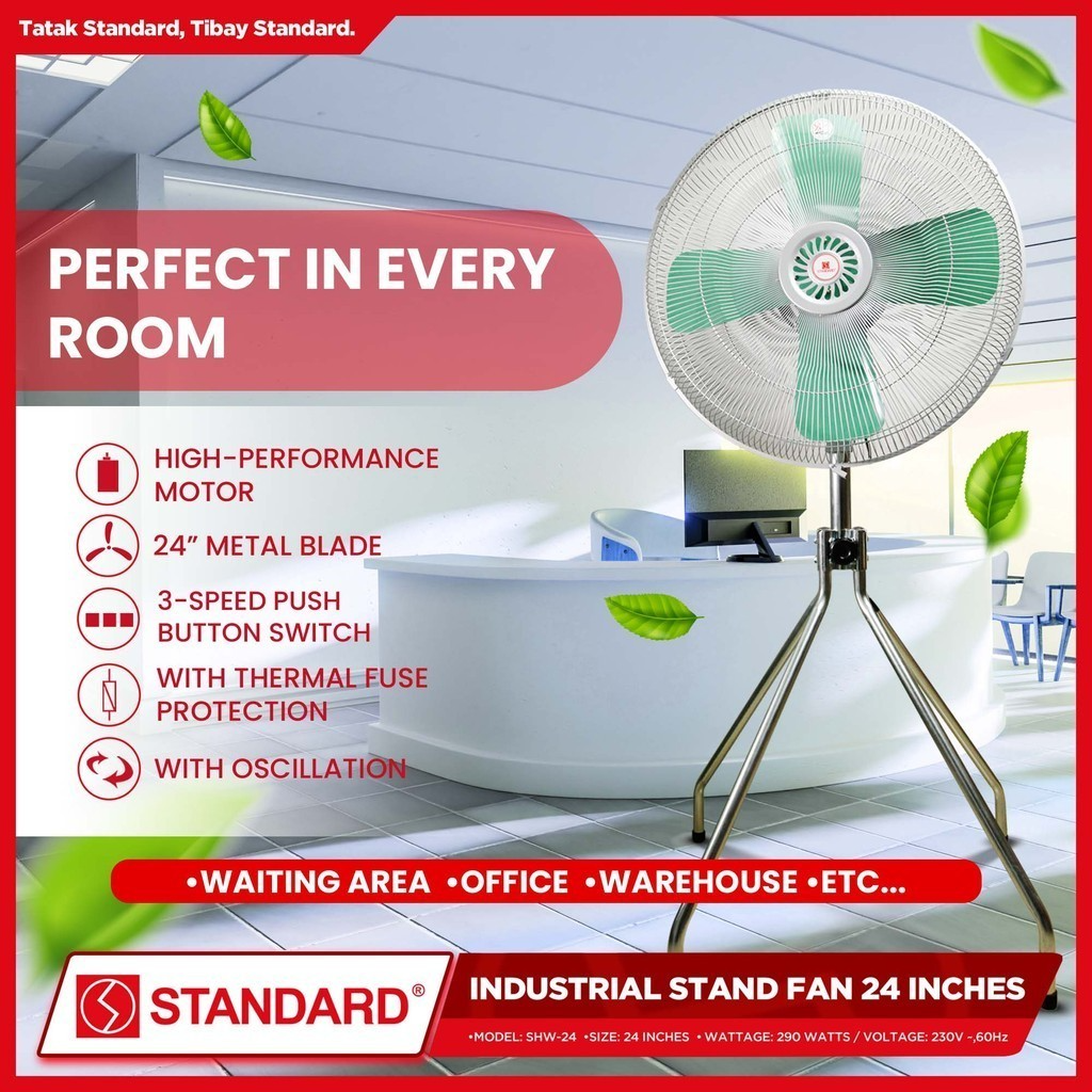 STANDARD Industrial Fan 24″  (Metal Blade) SHW-24