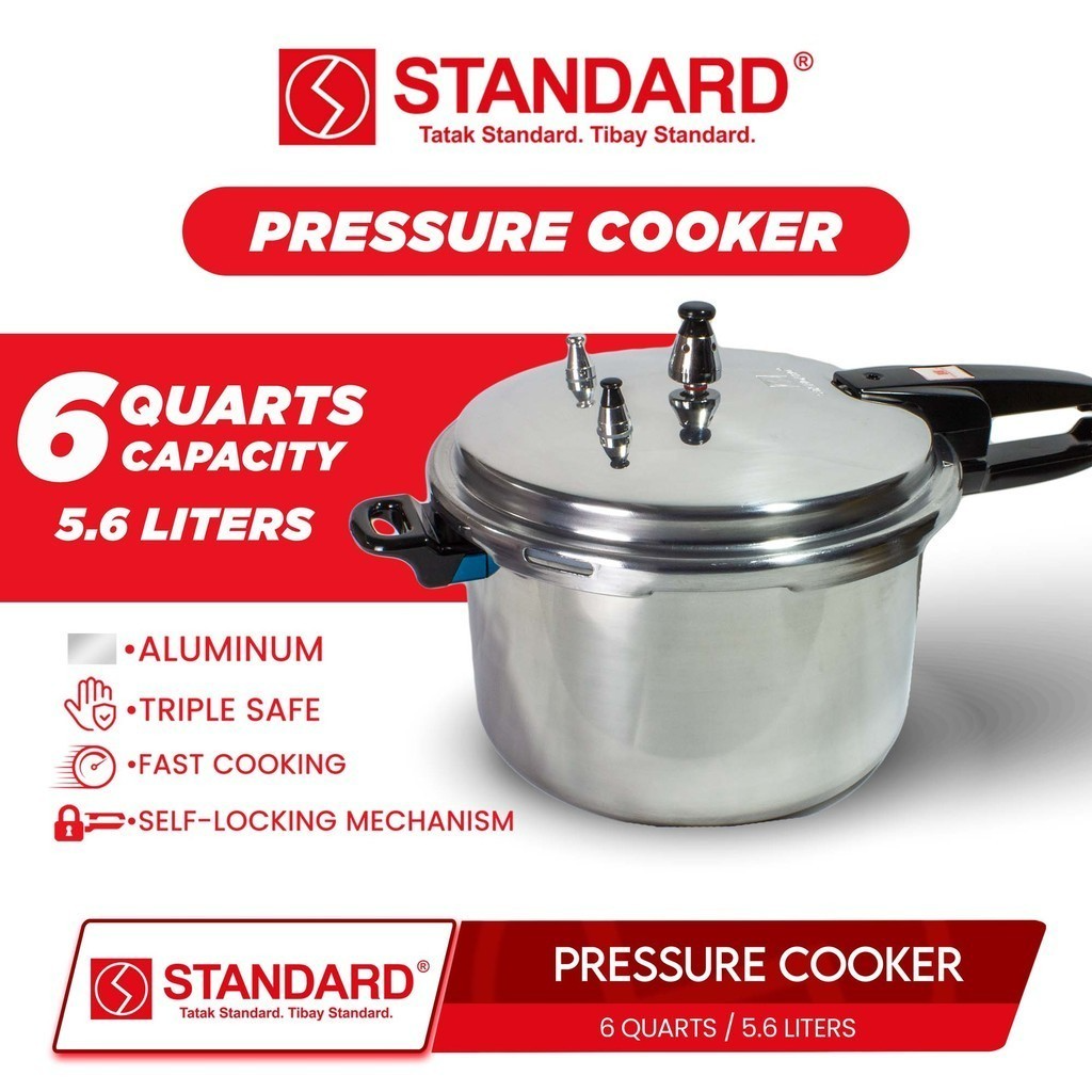 STANDARD Pressure Cooker (6 Quarts/5.6L Capacity) - SPC6QC