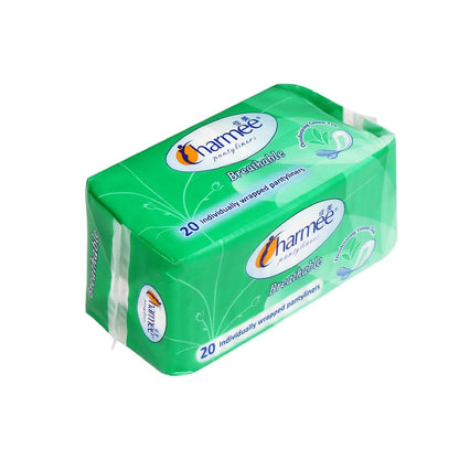 1 CASE - Charmee Pantyliner Breathable Deodorizing Green Tea [20's x 24 Packs]