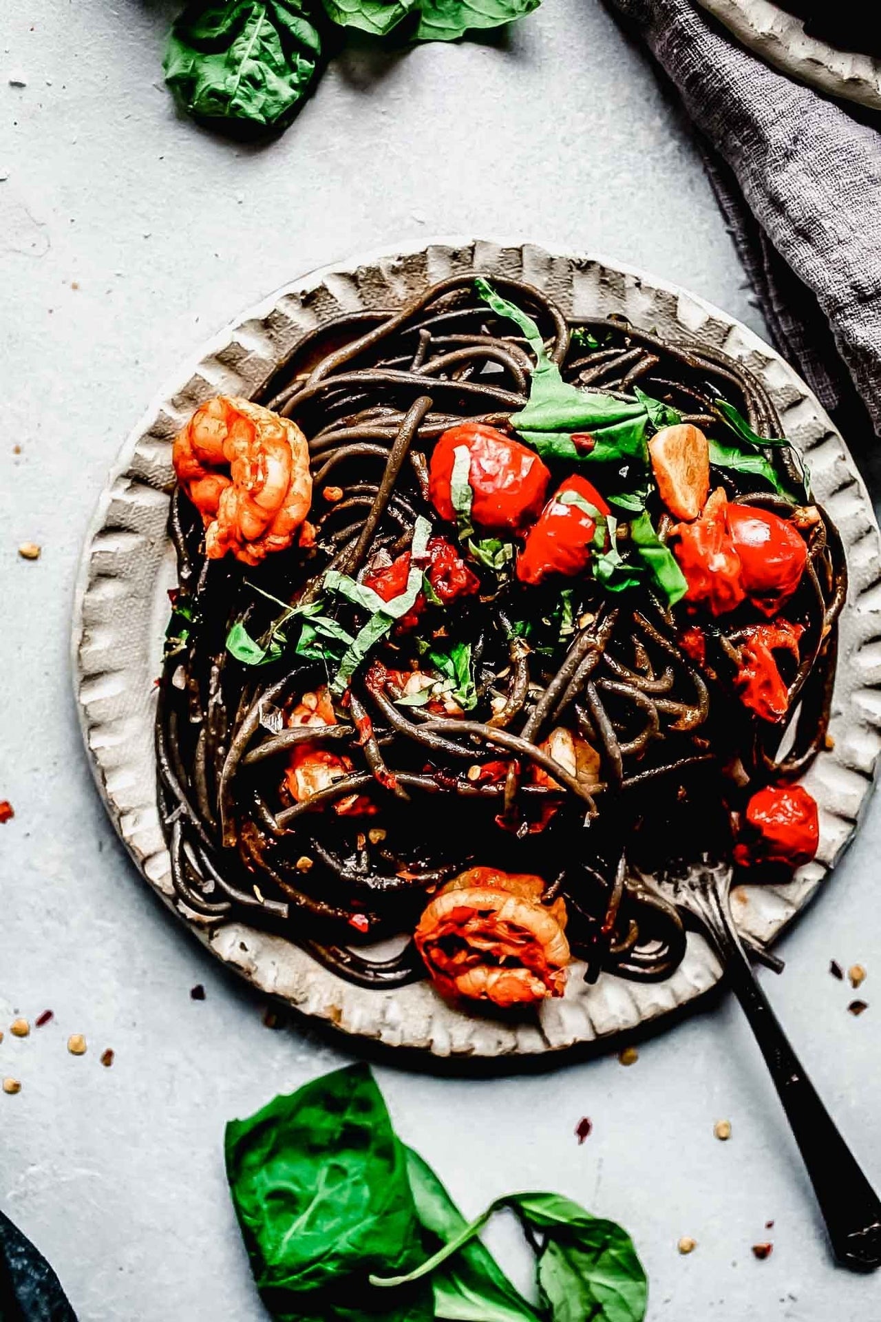 1 CASE - IDEAL GOURMET PASTA Squid Ink Spaghetti 500G (12 pcs)
