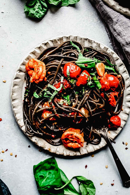 1 CASE - IDEAL GOURMET PASTA Squid Ink Spaghetti 500G (12 pcs)