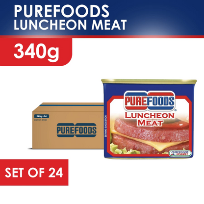1 CASE PUREFOODS Luncheon Meat (340G x 24 cans)