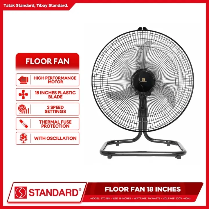 STANDARD Terminator Fan 18'' (Plastic Blade) - STD-18K
