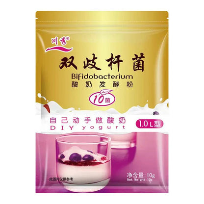 DIY YOGURT STARTER CULTURE BIFIDOBACTERIUM with 5-10 STRAINS 10 pcs x 1g Sachets