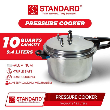 STANDARD Pressure Cooker (10 Quarts/9.4L Capacity) - SPC10QC