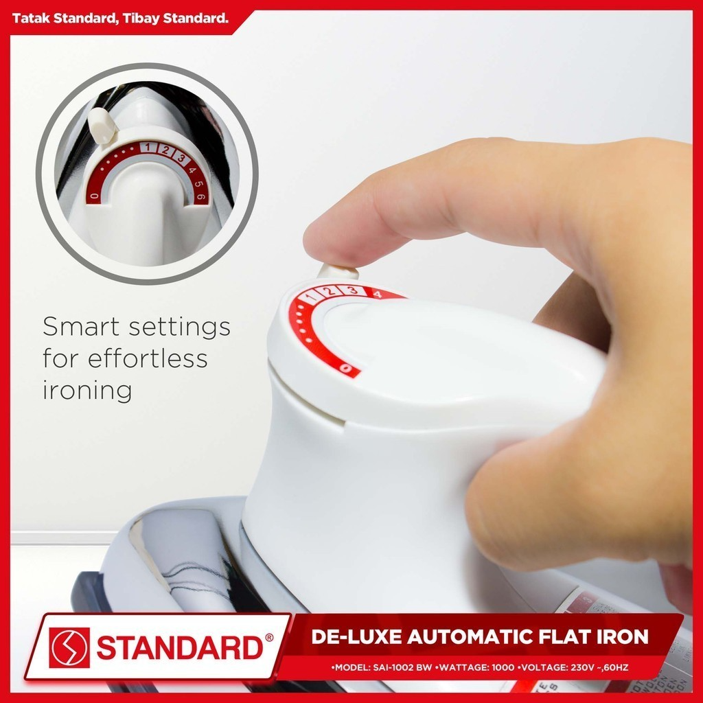 STANDARD  Deluxe Automatic Iron - WHITE - SAI-1002W