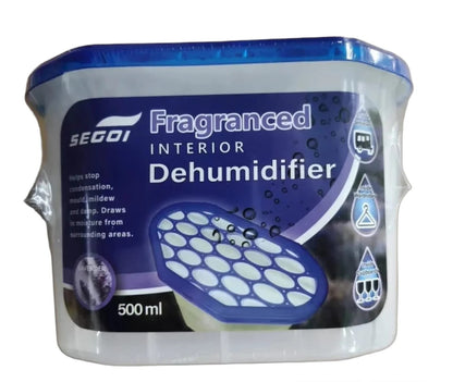 Segoi Dehumidifier LAVENDER scented 500ml (Absorbs moisture for mildew removal)