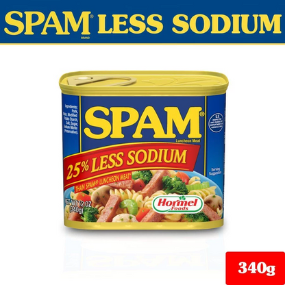 1 CASE SPAM® Less Sodium (340g x 12 cans)