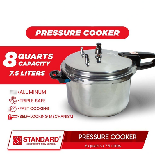 STANDARD Pressure Cooker (8 Quarts/7.5L Capacity) - SPC8QC