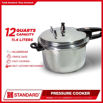 STANDARD Pressure Cooker (12 Quarts/11.4L Capacity) - SPC12QC
