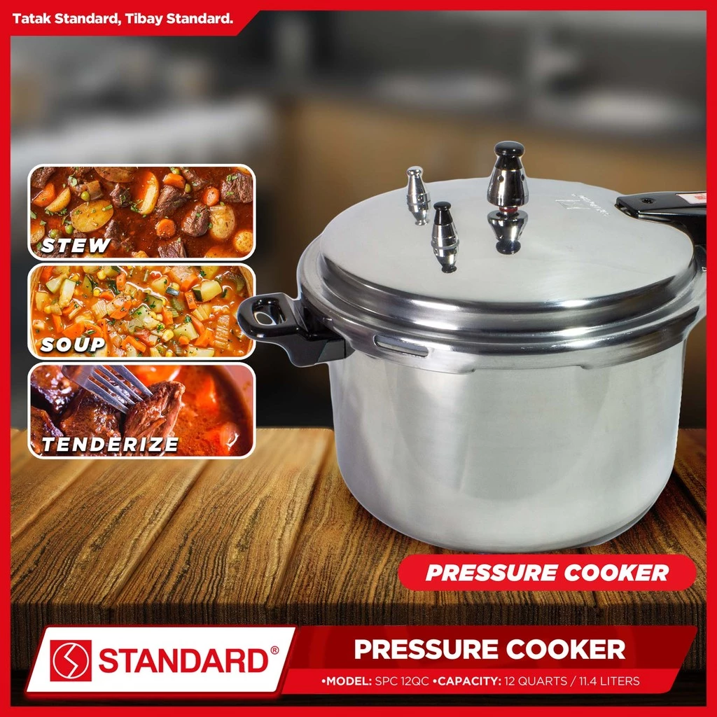 STANDARD Pressure Cooker (12 Quarts/11.4L Capacity) - SPC12QC