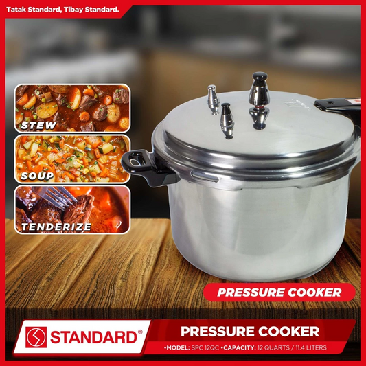 STANDARD Pressure Cooker (12 Quarts/11.4L Capacity) - SPC12QC