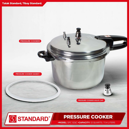 STANDARD Pressure Cooker (12 Quarts/11.4L Capacity) - SPC12QC