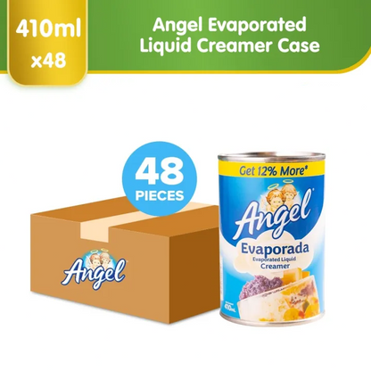 Angel EVAPORATED LIQUID CREAMER 410ml  [ Case of 48pcs ]