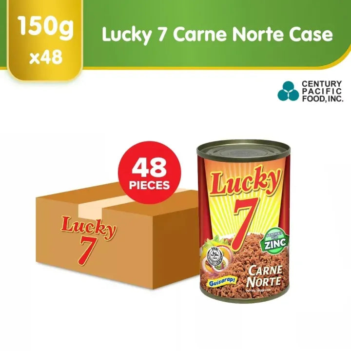 Lucky 7 Carne Norte 150G [ CASE of 48PCS ]