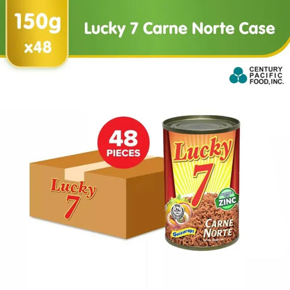 Lucky 7 Carne Norte 150G [ CASE of 48PCS ]