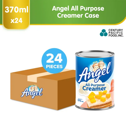 Angel ALL PURPOSE CREAMER 370ml [ Case of 24pcs ] [ Perfect for Cakes & Frozen Desserts, Easy Whip ]