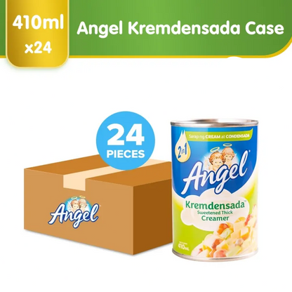Angel KREMDENSADA Sweetened Thick Creamer 410ml [ Case of 24 pcs ]