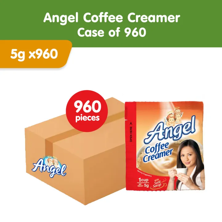 Angel COFFEE CREAMER Original 5g Non-Dairy Creamer  [ Case of 960pcs ]