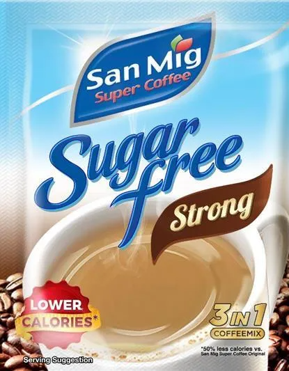 1 CASE SAN MIG Super Coffee Strong Sugar-free Strips (30 PACKS of 10g x 10sachet)