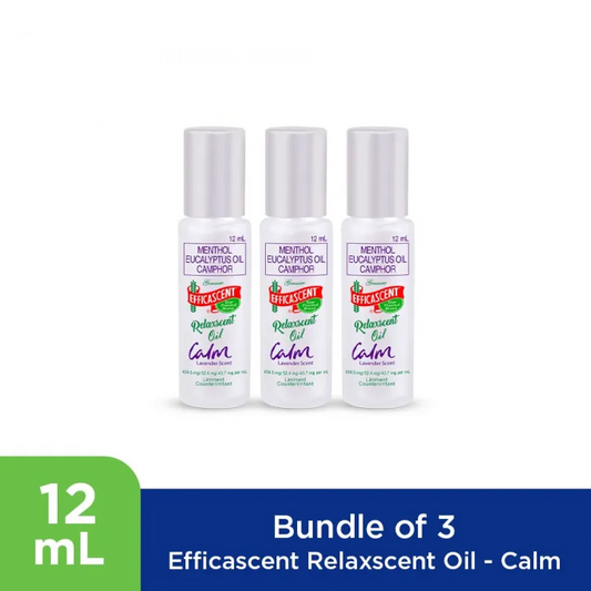 Efficascent Relaxscent Oil - Calm (12ML x 3 PCS)